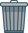 Icon of trash can